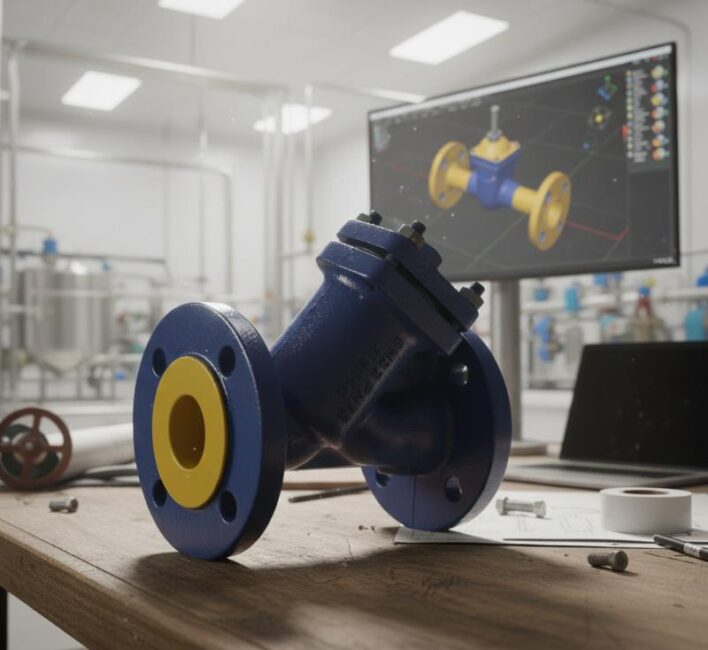 Zawór Zetkama wykorzystywany w instalacjach przemysłowych